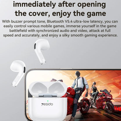 Handsfree Bluetooth Yesido TWS31, TWS, White