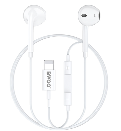 Lightning Handsfree BWOO BO-HF179, White
