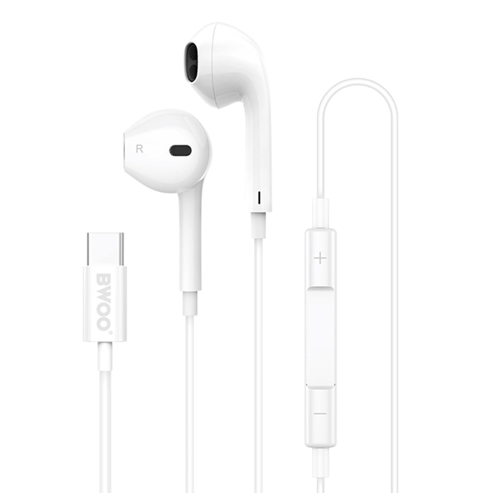 Handsfree USB-C BWOO HF175, White