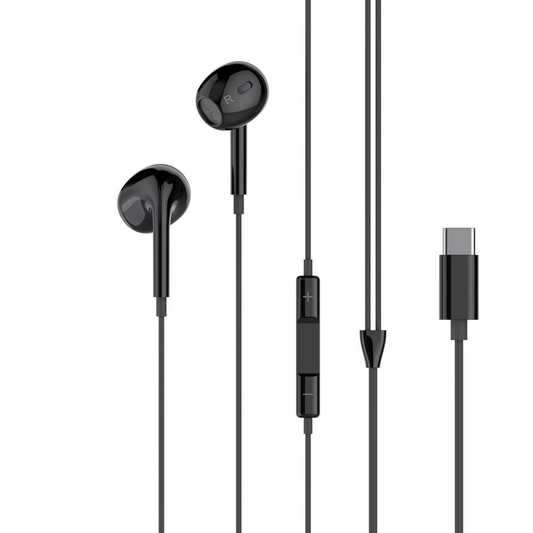 Handsfree USB-C XO Design EP74, Black
