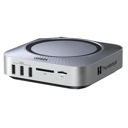 UGREEN Revodok Maxidok Multifunctional Hub (85883EU) for Apple Mac Mini M4 / Mini M4 Pro, 10-in-1, Silver