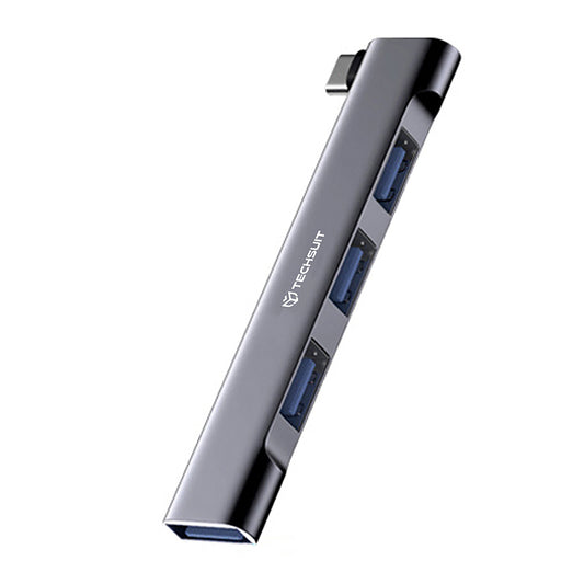 USB-C Techsuit H13 ZenithDock Hub, 4in1, Gray