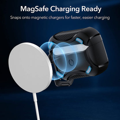 ESR Cyber Armor Tough Case for Apple AirPods Pro Series, Black