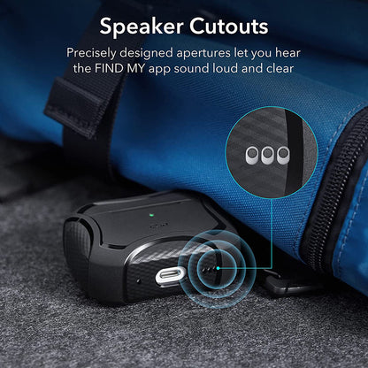 ESR Cyber Armor Tough Case for Apple AirPods Pro Series, Black