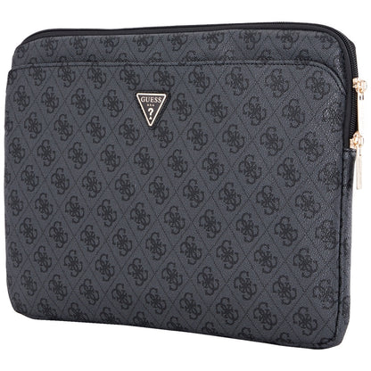 Guess 4G Triangle Logo Case for 14-inch Laptop, Black