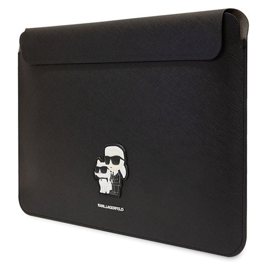 Karl Lagerfeld Saffiano Case for 14-inch Laptop, Black