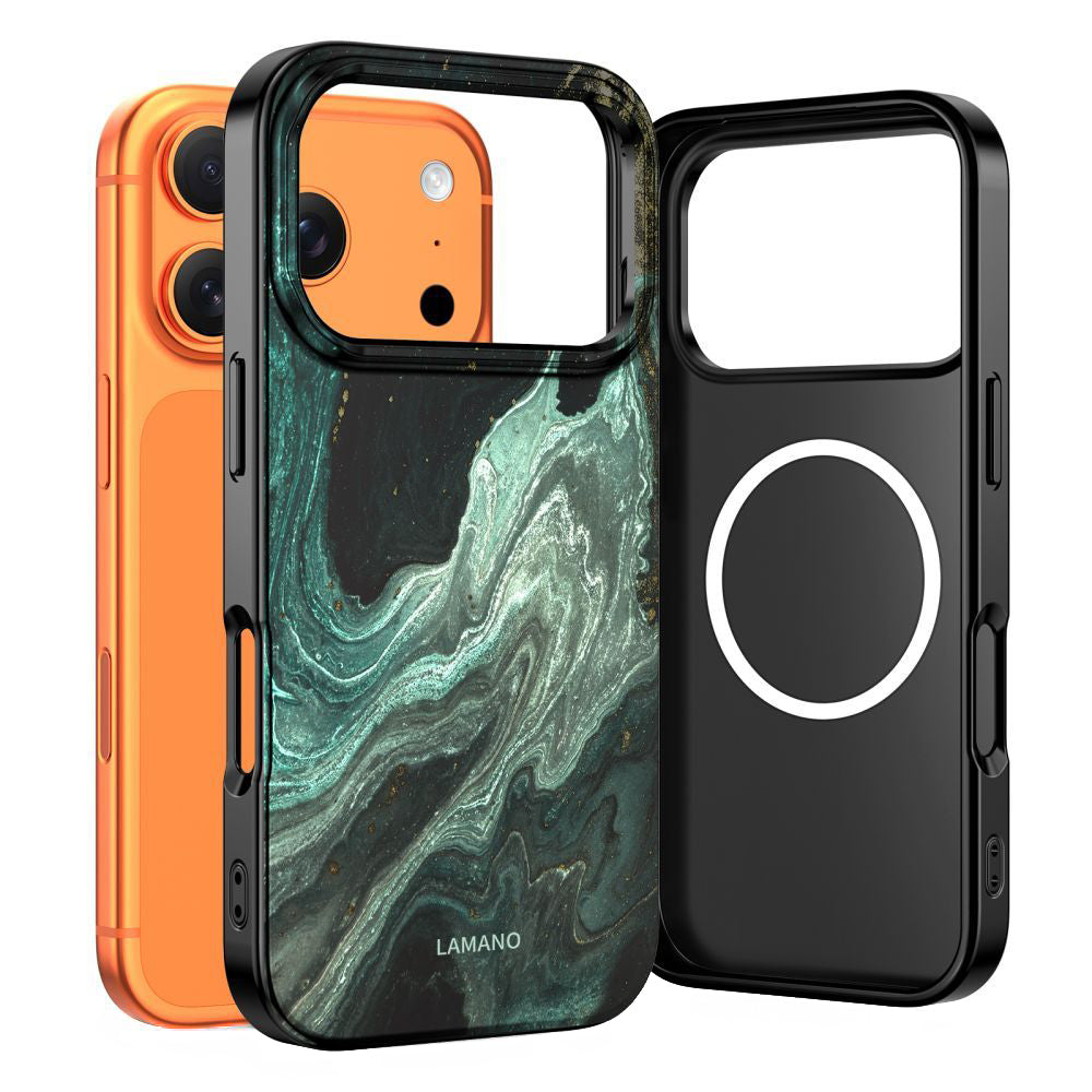 MagSafe Case for Apple iPhone 17 Pro Max, Tech-Protect, Lamano Aura, Green