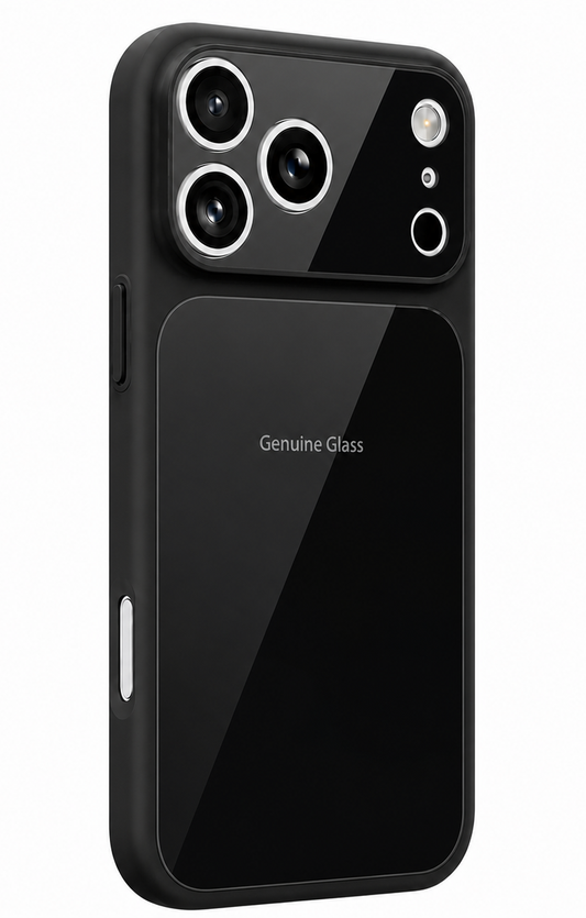 MagSafe Case for Apple iPhone 16 Pro Max, OEM, Genuine Glass, Black