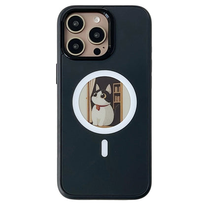 MagSafe Case for Apple iPhone 15 Pro, OEM, Round Screen Smart E-Ink, Black