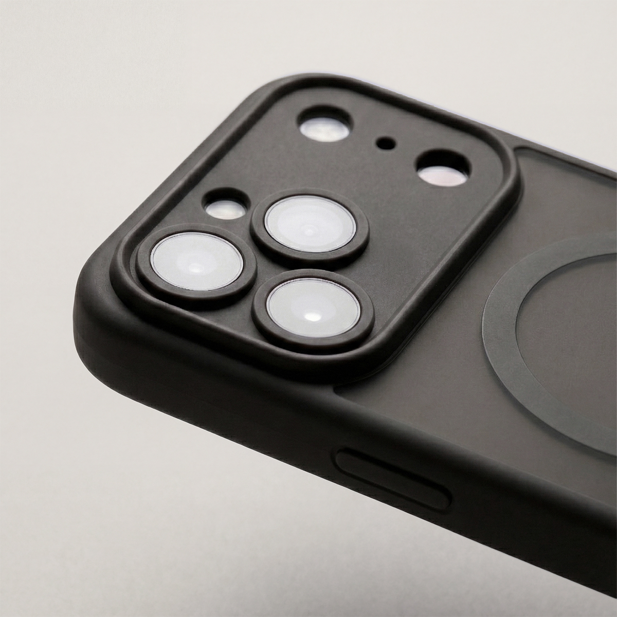 MagSafe Case for Apple iPhone 18 Pro / 17 Pro, OEM, Mag Big Hole, Matte Black