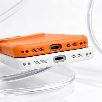 MagSafe Case for Apple iPhone 17 Pro Max, OEM, Genuine Glass, Orange