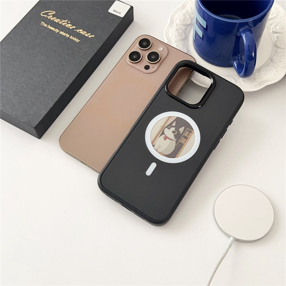 MagSafe Case for Apple iPhone 16 Pro Max, OEM, Round Screen Smart E-Ink, Black