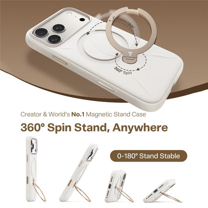 MagSafe Case for Apple iPhone 17 Pro Max, Torras, QPRO Silicone, White