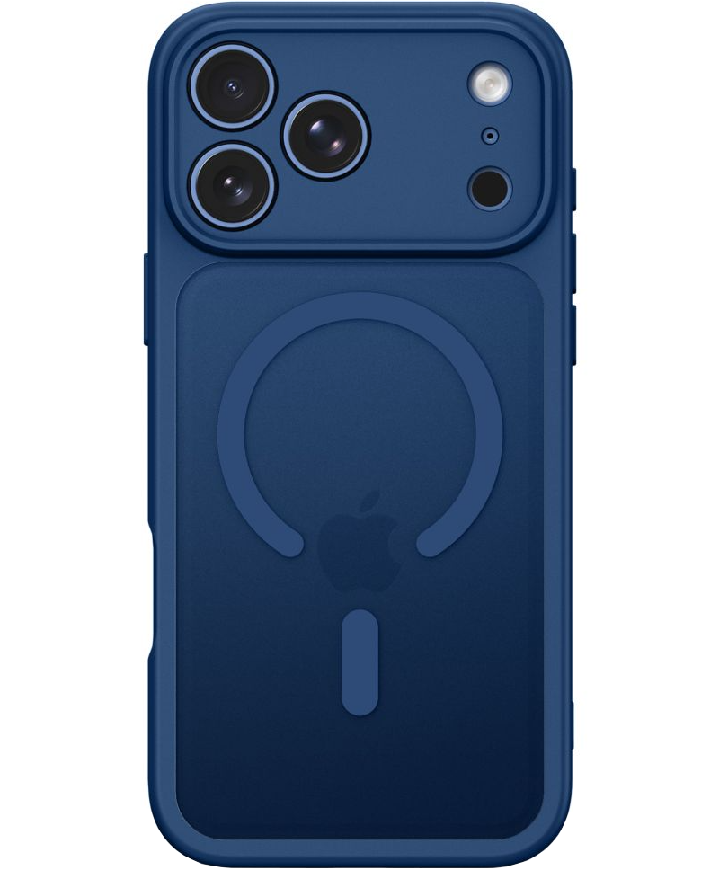 MagSafe Case for Apple iPhone 18 Pro / 17 Pro, Tech-Protect, BasicMag, Matte Navy Blue