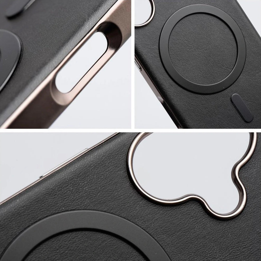 MagSafe Case for Apple iPhone 16 Pro, OEM, Gentleman Mag, Black