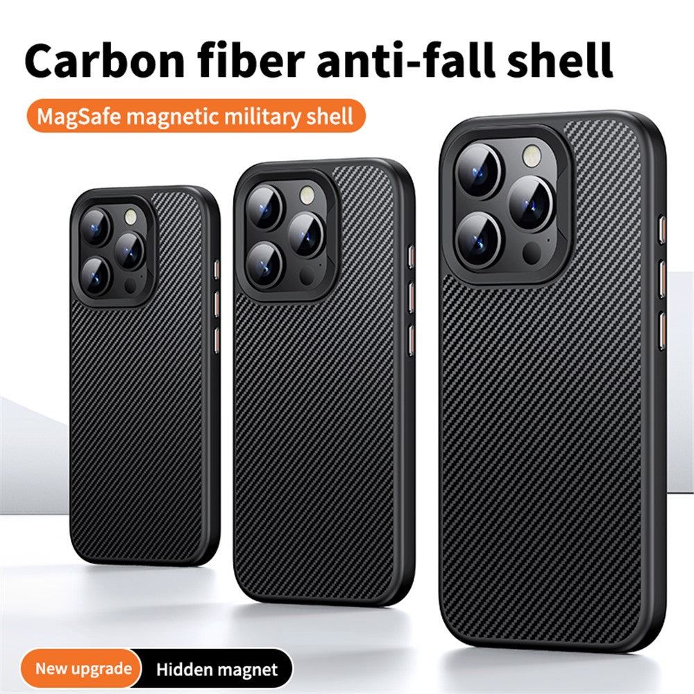 MagSafe Case for Apple iPhone 15 Pro, OEM, Carbon, Black