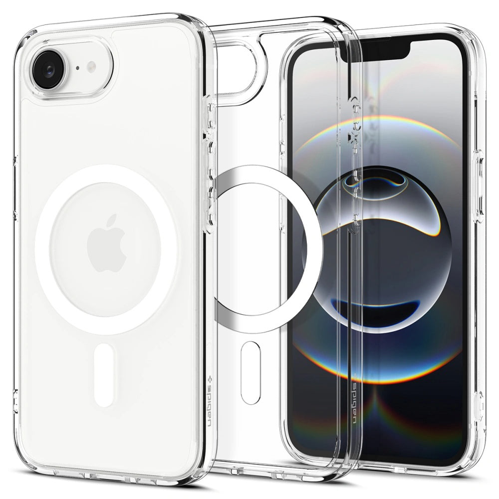 MagSafe Case for Apple iPhone 17e / 16e, Spigen, Ultra Hybrid, White ACS09139