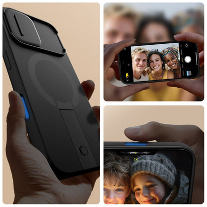 MagSafe Case for Apple iPhone 17, Tech-Protect, Kevlar Aura, Black