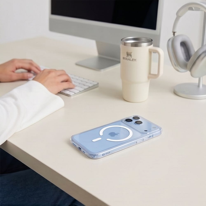 MagSafe Case for Apple iPhone 18 Pro Max / 17 Pro Max, Tech-Protect, Flexair Hybrid with Screen Protector, Transparent