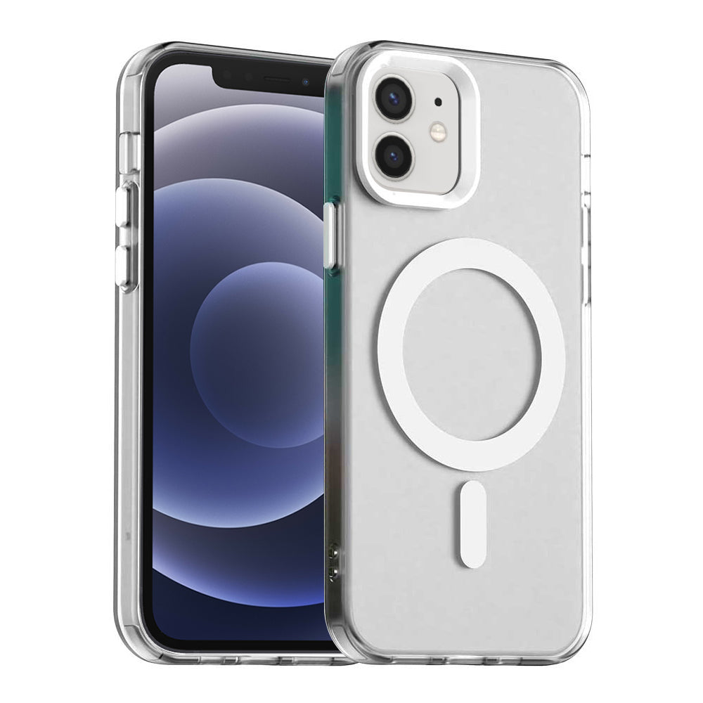 MagSafe Case for Apple iPhone 12 / 12 Pro, Techsuit, CandyCase, White
