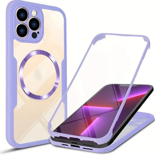 MagSafe Case for Apple iPhone 13 Pro Max, Techsuit, ColorVerse 360, Purple