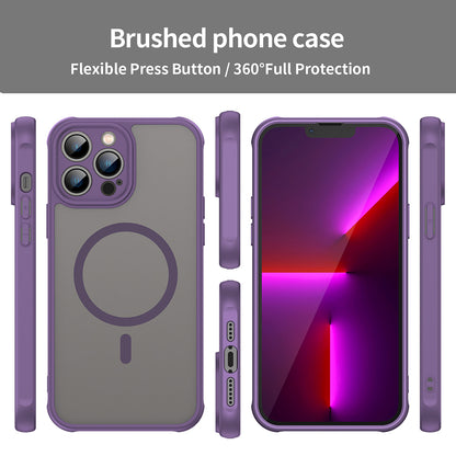 MagSafe Case for Apple iPhone 13 Pro, Techsuit, HaloFrost II, Purple