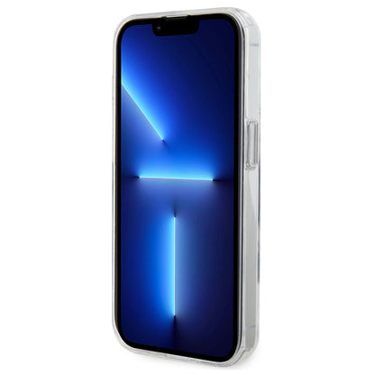 MagSafe Case for Apple iPhone 14 Pro, Karl Lagerfeld, Ring Stand Karl & Choupette, White