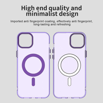 MagSafe Case for Apple iPhone 14, Techsuit, CandyCase, Purple