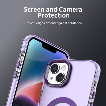 MagSafe Case for Apple iPhone 14, Techsuit, CandyCase, Purple