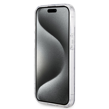 MagSafe Case for Apple iPhone 15, Guess, IML Gcube, Black