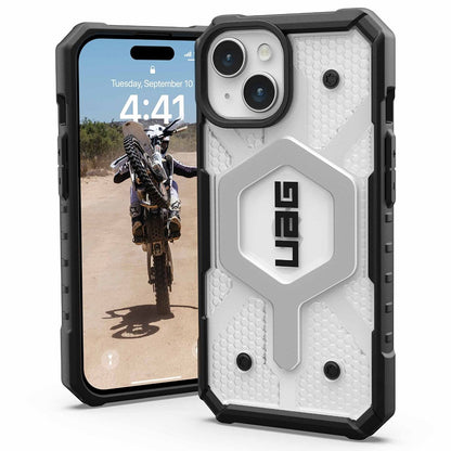 MagSafe Case for Apple iPhone 15 Plus, Urban Armor Gear, Pathfinder, Transparent