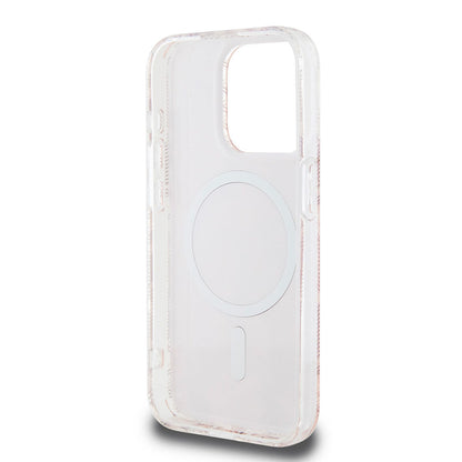 MagSafe Case for Apple iPhone 15 Pro Max, Guess, IML Gcube, Pink