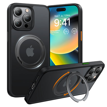 MagSafe Case for Apple iPhone 15 Pro Max, Torras, Ostand Pro, Black