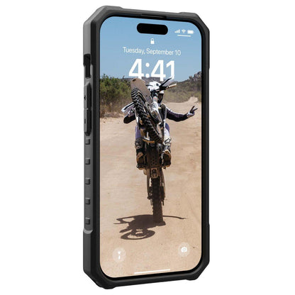 MagSafe Case for Apple iPhone 15 Pro Max, Urban Armor Gear, Pathfinder SE Geo Camo, Camouflage