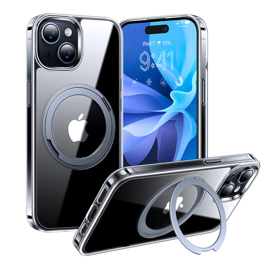 MagSafe Case for Apple iPhone 15, Torras, Ostand Pro, Transparent