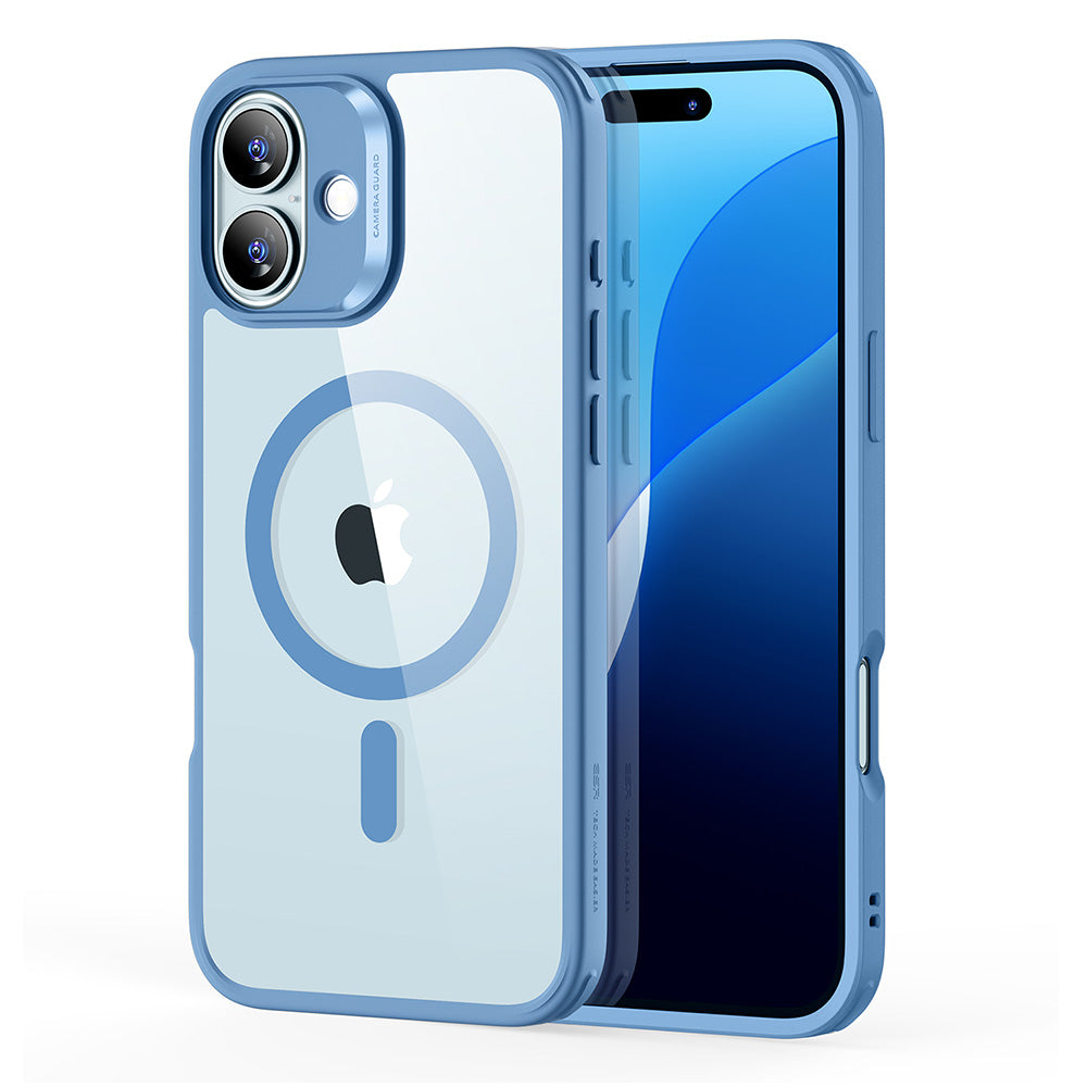 MagSafe Case for Apple iPhone 16, ESR, Classic Hybrid, Transparent Blue