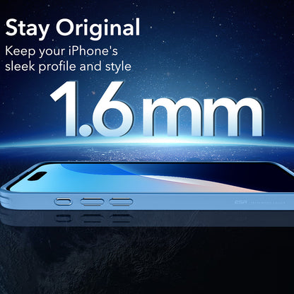MagSafe Case for Apple iPhone 16, ESR, Classic Hybrid, Transparent Blue