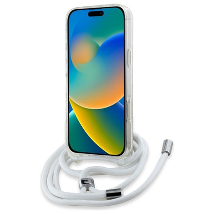 MagSafe Case for Apple iPhone 16, Karl Lagerfeld, IML Crossbody Karl's Head, Transparent