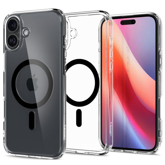 MagSafe Case for Apple iPhone 16 Plus, Spigen, Ultra Hybrid, Black