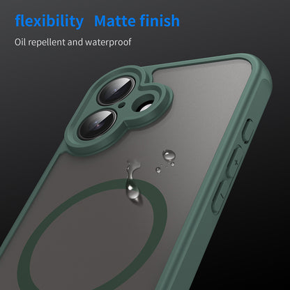MagSafe Case for Apple iPhone 16 Plus, Techsuit, HaloFrost II, Green