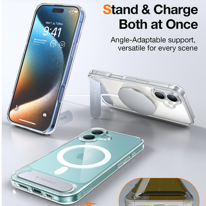 MagSafe Case for Apple iPhone 16 Plus, Torras, Pstand, Transparent