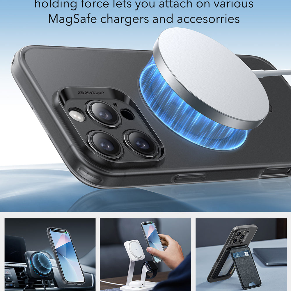 MagSafe Case for Apple iPhone 16 Pro, ESR, Zero, Satin Black