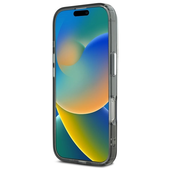 MagSafe Case for Apple iPhone 16 Pro, Karl Lagerfeld, IML Monogram Karl & Choupette's Heads, Black