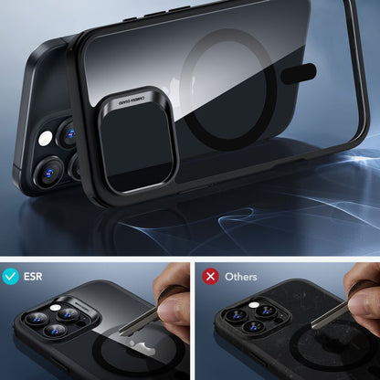 MagSafe Case for Apple iPhone 16 Pro Max, ESR, Classic Hybrid with Screen Protector, Transparent Black