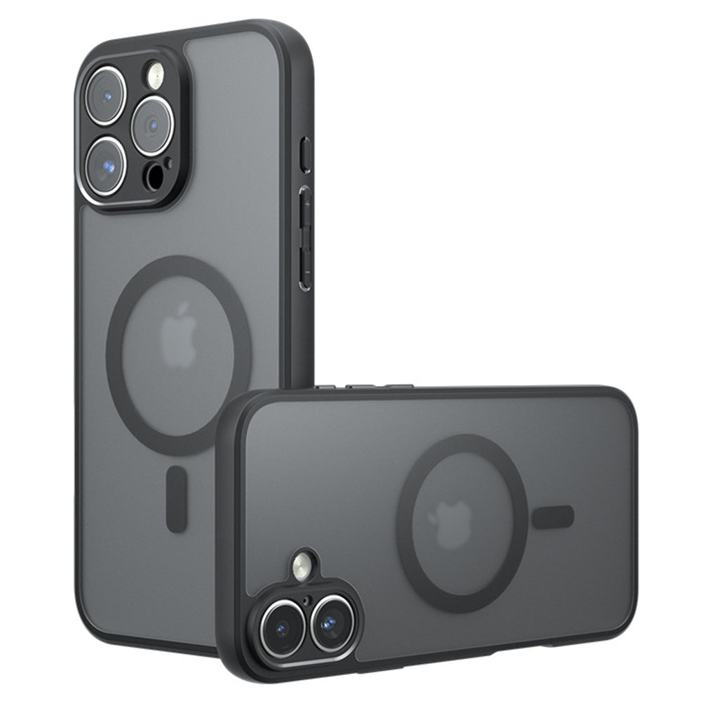 MagSafe Case for Apple iPhone 16 Pro Max, Techsuit, PureFrost, Satin Black