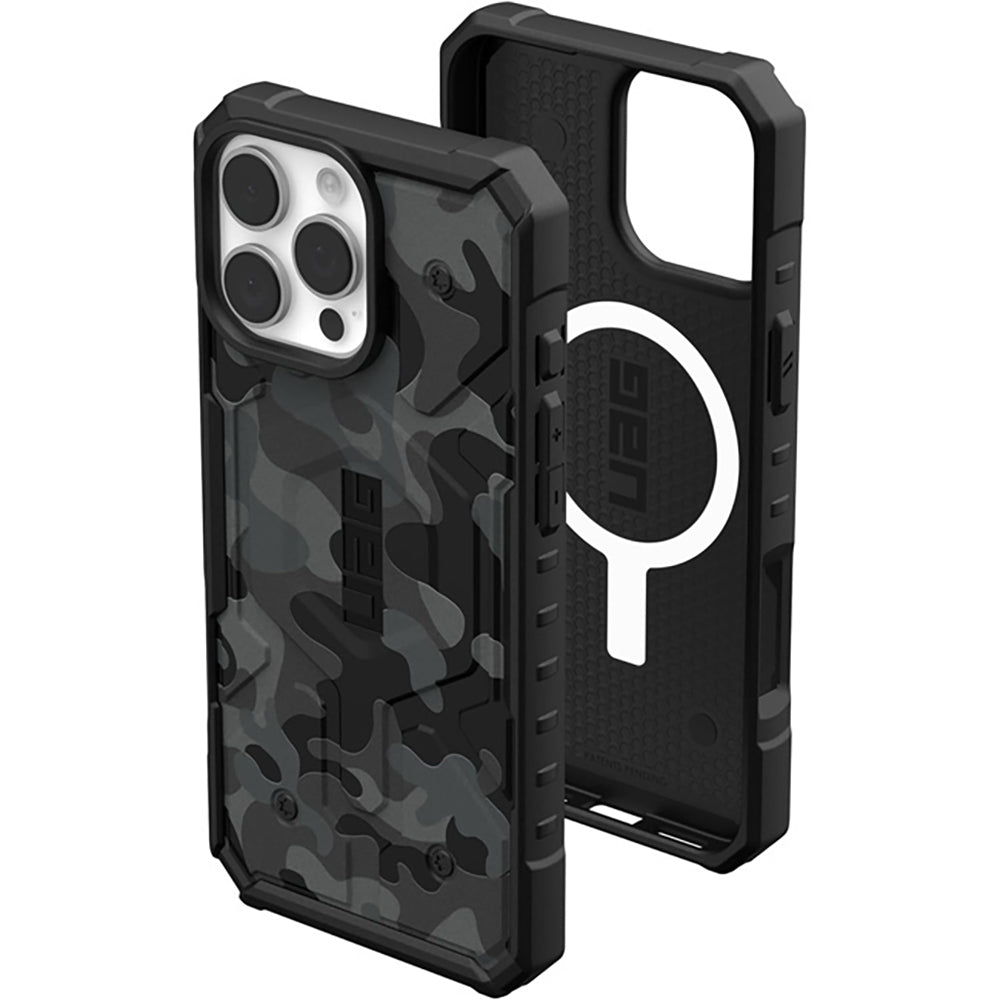 MagSafe Case for Apple iPhone 16 Pro Max, Urban Armor Gear, Pathfinder SE Midnight Camo, Camouflage