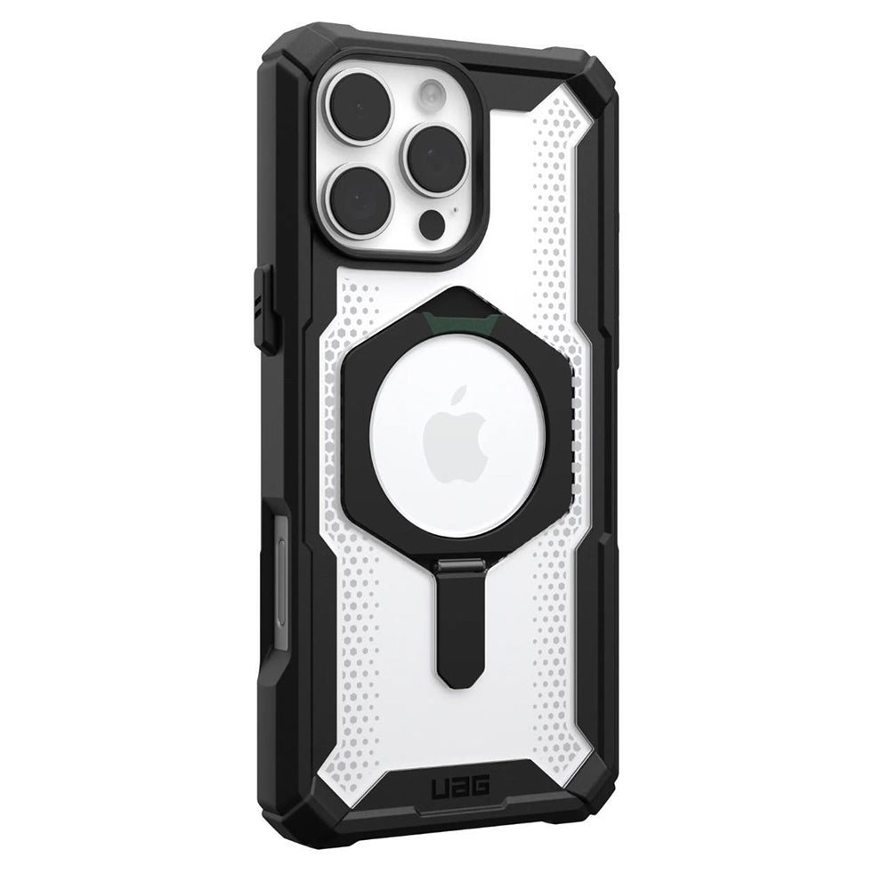 MagSafe Case for Apple iPhone 16 Pro Max, Urban Armor Gear, Plasma XTE, Transparent Black