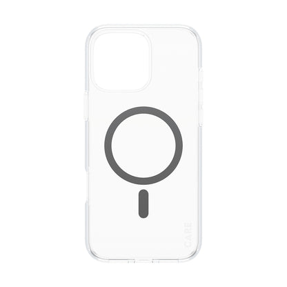 MagSafe Case for Apple iPhone 16 Pro, PanzerGlass, Urban Combat Care, Black Transparent