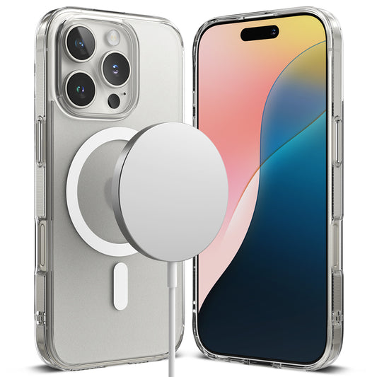 MagSafe Case for Apple iPhone 16 Pro, Ringke, Fusion, Matte Transparent