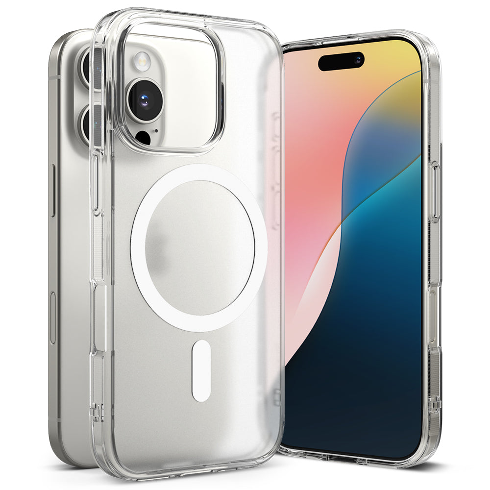 MagSafe Case for Apple iPhone 16 Pro, Ringke, Fusion, Matte Transparent